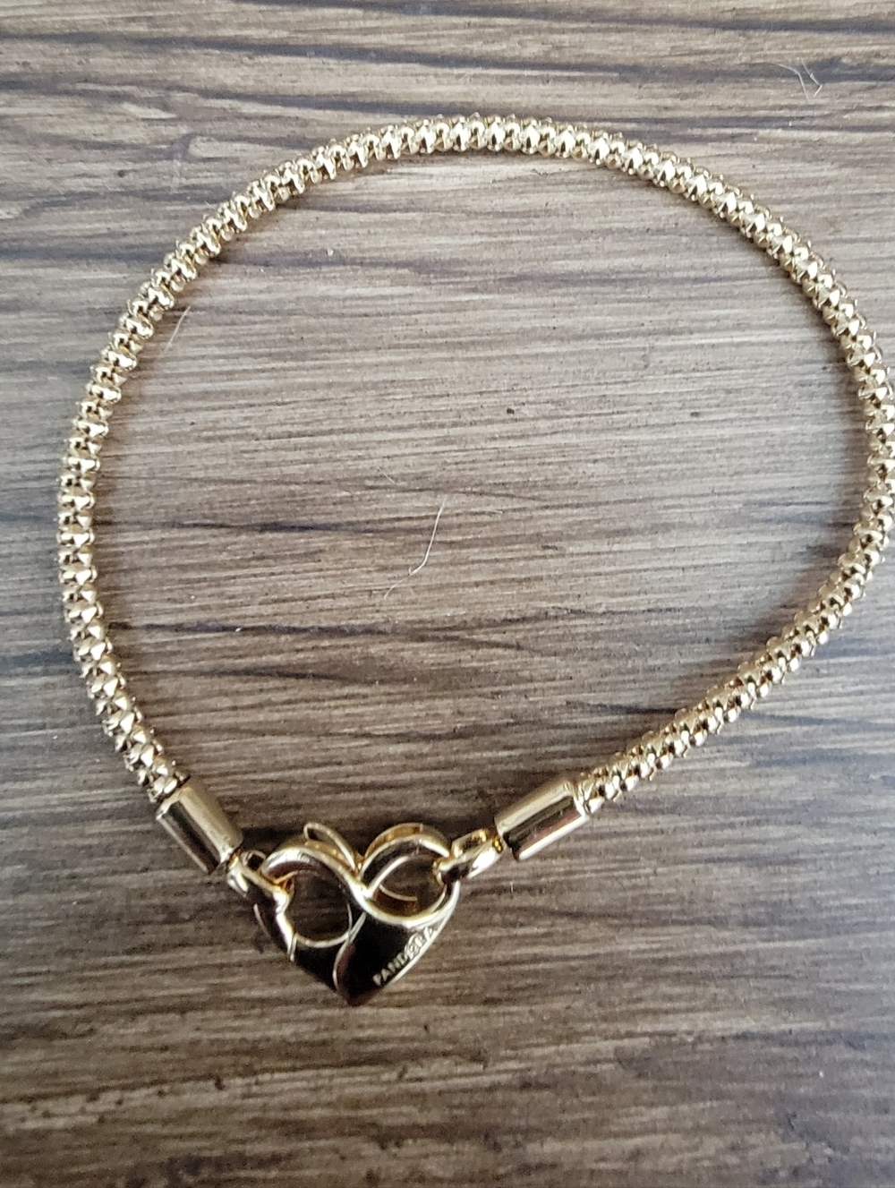 Pandora Moments Studded Gold Chain Bracelet